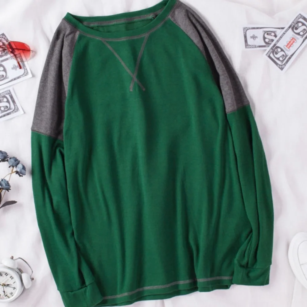 Color Block Raglan Sleeve Top - Picture 5 of 7